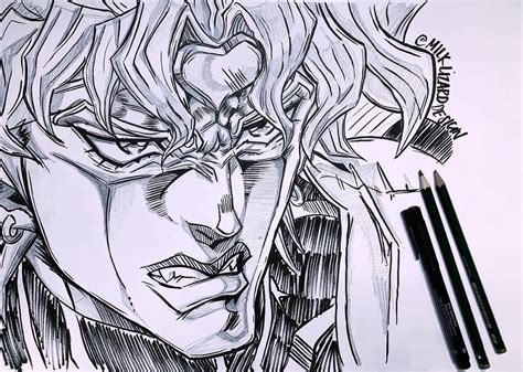 Some Dio fan art I did ; hope y’all enjoy : r/StardustCrusaders