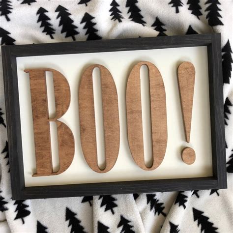 Halloween Wood Sign - Etsy