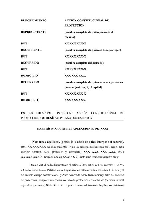 Modelo Recurso de Protección con respcto a los modelos de interseccion