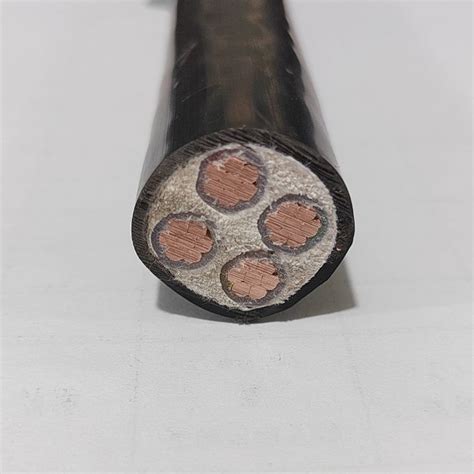 Factory Wholesale Low Voltage Cu XLPE PVC Underground Cable 4 Core 6mm2