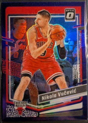 NIKOLA VUCEVIC 2023 24 Panini Donruss Optic Purple Holo Prizm Bulls