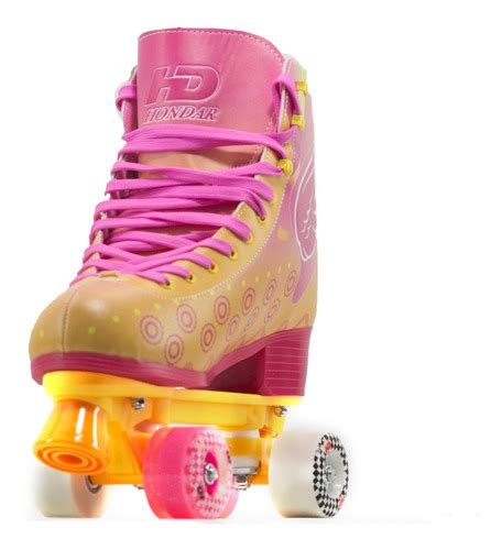 Patins Sou Luna Rosa Quad Tradicional Rodas Abec Parcelamento Sem