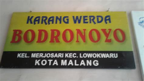 Karang Werda Kelurahan Merjosari