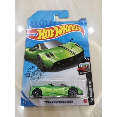 Hot Wheels Pagani Huayra Roadster Green Shopee Malaysia