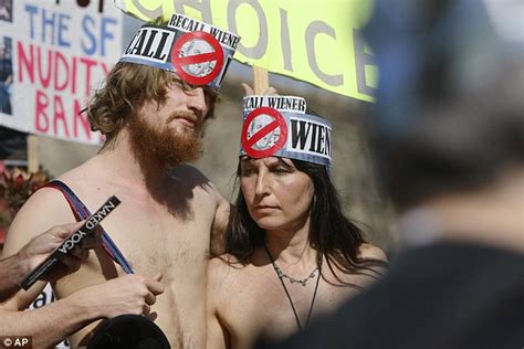 Naked Protesters Arrested In San Francisco Daily Mail Online