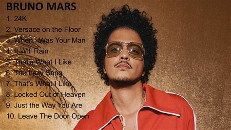 Bruno Mars Best Song Playlist Full Album Youtube