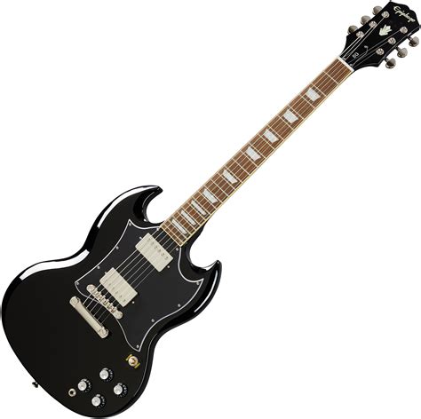 Epiphone Sg Standard Ebony Solid Body Electric Guitar Black