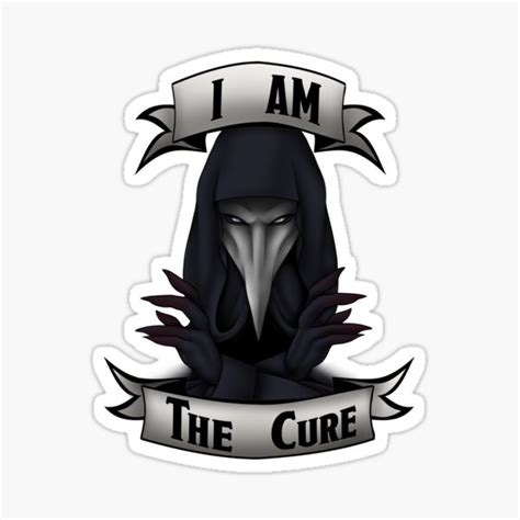 "The Cure" Sticker for Sale by reibeast | Redbubble