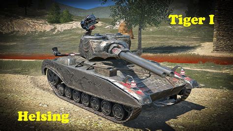 Tiger I Helsing Wot Blitz Uz Gaming Youtube