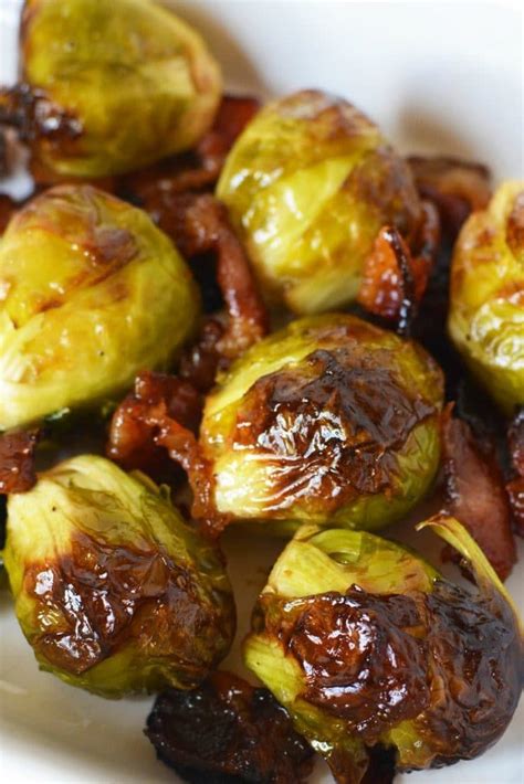 Brussels Sprouts With Bacon And Maple Syrup Is The Perfect Brussels