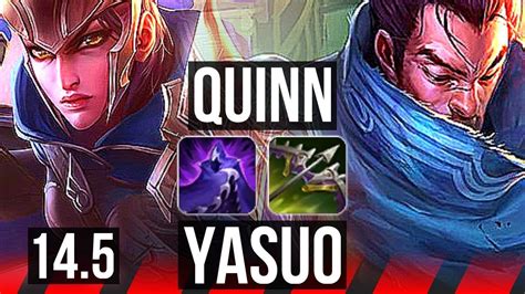 QUINN Vs YASUO TOP 6 Solo Kills 900 Games Rank 8 Quinn BR