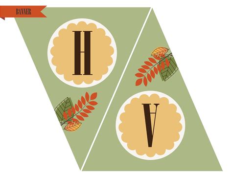 Happy Thanksgiving Banner Printable | Pennington