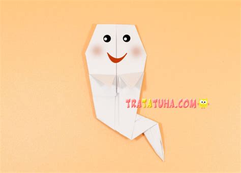 Easy Origami Ghost — 2 Ways Step By Step