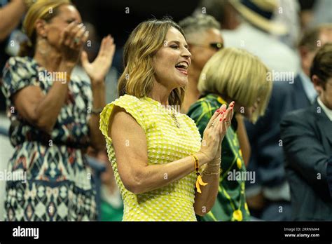 New York Usa 08th Sep 2023 Savannah Guthrie Attends Semifinal Round