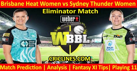 Today Match Prediction BBHW Vs SYTW WBBL T20 2023 Eliminator Match Who