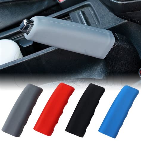 Universal Car Handbrake Handle Cover Wavy Silicone Anti Slip Parking