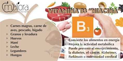 Vamos Con Vitamina B3 La Niacina Esta Vitamina Podemos Obtenerla De