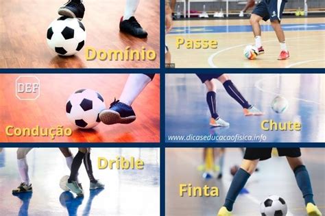 Os Principais Elementos Técnicos Do Futsal São Domínio Ou Recepção Da