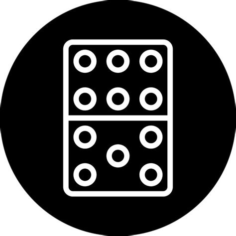 Premium Vector Domino Icon Style