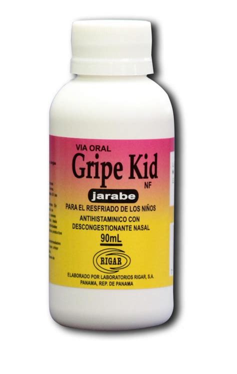 Gripe Kid Jarabe Nf Laboratorios Rigar