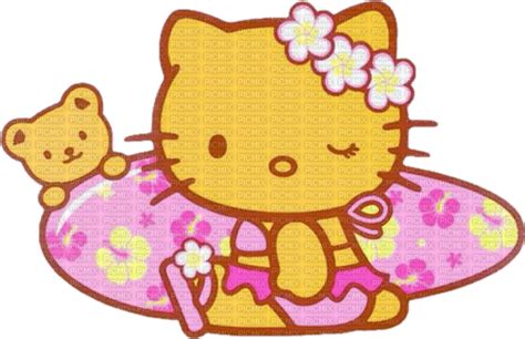 hello kitty surfboard, hawaiian , hello , kitty , surfboard , swimsuit ...