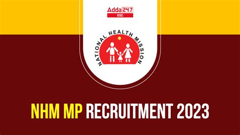 NHM MP Recruitment 2023 Notification Released For 2877 Vacancies