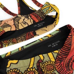 The Sun Tarot Card Bikini Witchcore String Bikini All Over Print Recycled Recycled Bikini Etsy