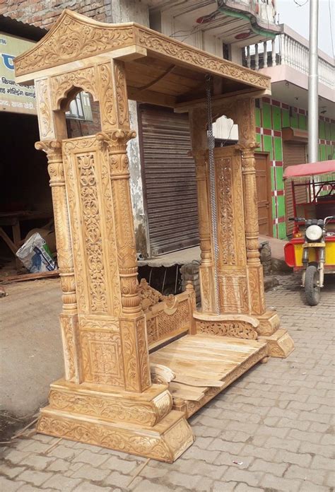 Indian Wooden Swings Jhula Hand Carving At Best Price In Saharanpur