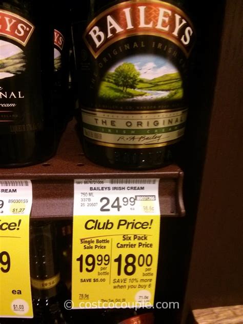 Baileys Irish Cream Is Costco Cheaper