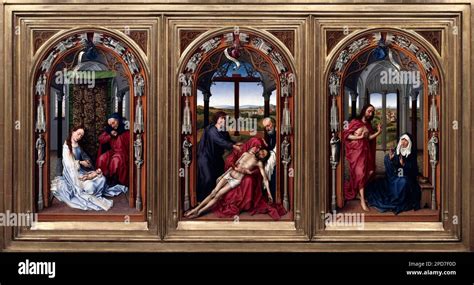 The Altar Of Our Lady Miraflores Altar By Rogier Van Der Weyden C