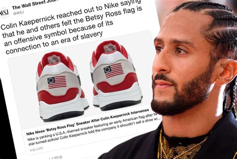 Colin Kaepernick tanks Betsy Ross's Nike sneaker deal and conservatives ...