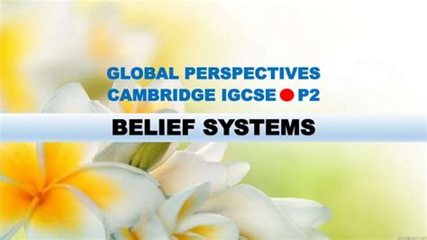 Global Perspective Cambridge Igcse Key Terms