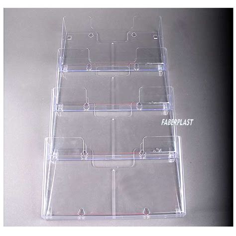 Acrylic Brochure Holder MURAL A4 V O H Single Or Multiple Plexiglas