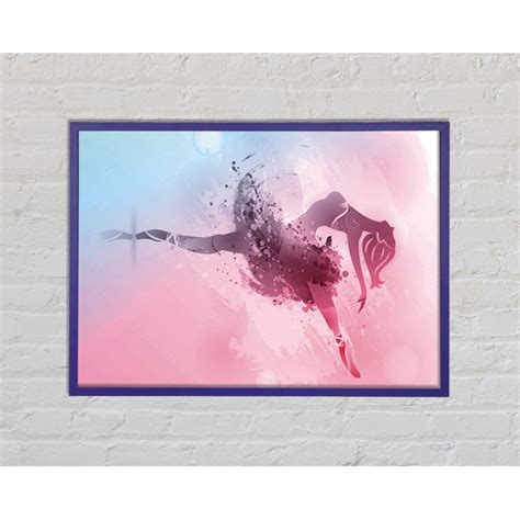 Ophelia Co Blau Rosa Ballerina 6 Einzelner Bilderrahmen