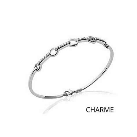 Bracelet Jonc Pour Femme Or Et Argent