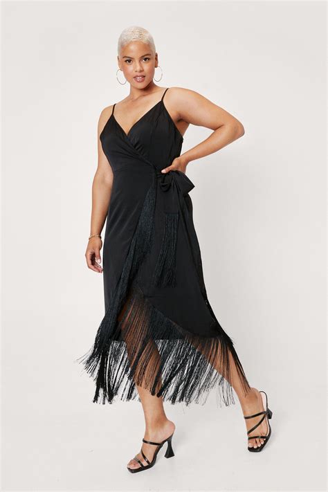 Black Fringe Midi Dress Dresses Images 2022 Page 2