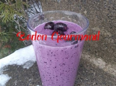 Recettes De Bleuets Et Smoothies