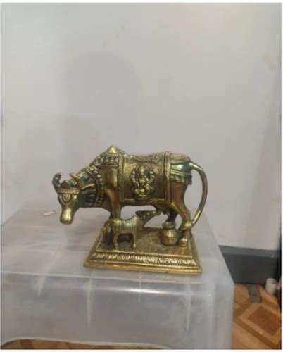 Brass Cow Calf Statue At Rs 550 Piece In Bengaluru ID 2853415973912