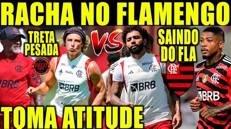 Racha No Fla Problemas David Luiz E Gabigol Sampaoli Tenta