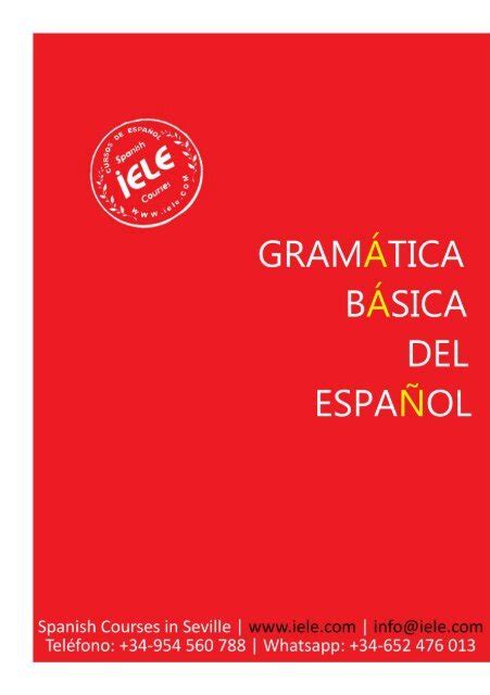 Cuaderno gramática española A1 IELE