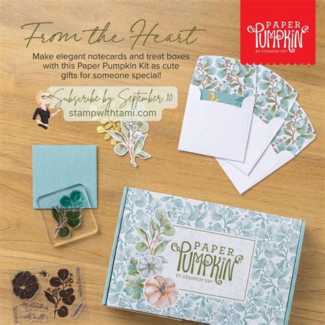 With Love And Gratitude September Paper Pumpkin Kit Stampin