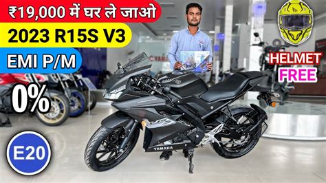 Finally 2023 Yamaha R15s V3 Obd2 Finance Details Emi Down Payment