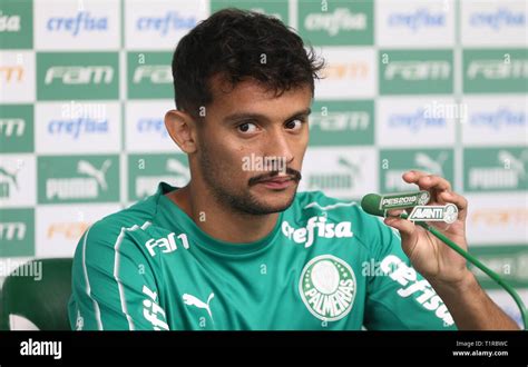 SÃO PAULO SP 28 03 2019 TREINO DO PALMEIRAS The player Gustavo