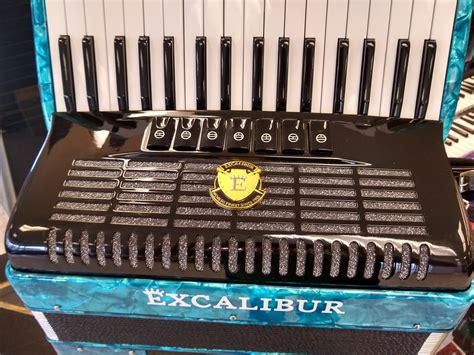 Excalibur Weltbestin Accordion 72 Bass Acqua Blue Jim Laabs Music Store