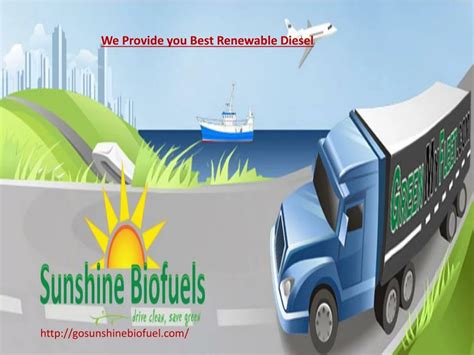 Ppt Renewable Diesel Benefits Or How Can You Reduce Your Fuel Cost