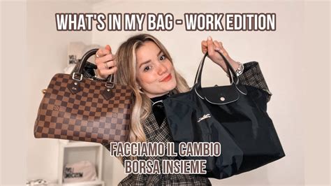 Whats In My Bag Work Edition Facciamo Il Cambio Borsa Insieme