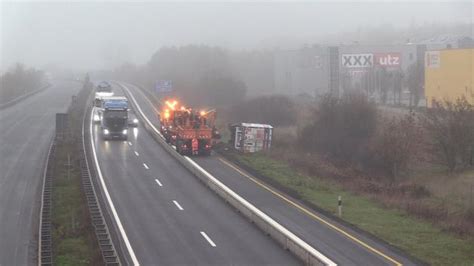 Nach Unfall A Bei Rheine Und Salzbergen Heute Nacht Gesperrt Noz