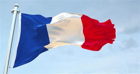 France Republic Flag Waving Loop 4k Motion Graphics Videohive