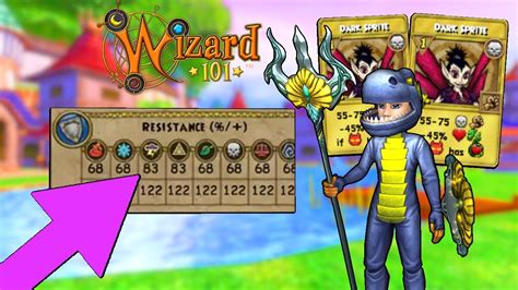 Wizard101 Max Storm PvP 83 Resist Heal Spammer Vs DARK SPRITE