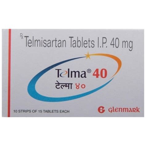 Telma 40 Tablet 15 Uses Price Dosage Side Effects Substitute Buy Online